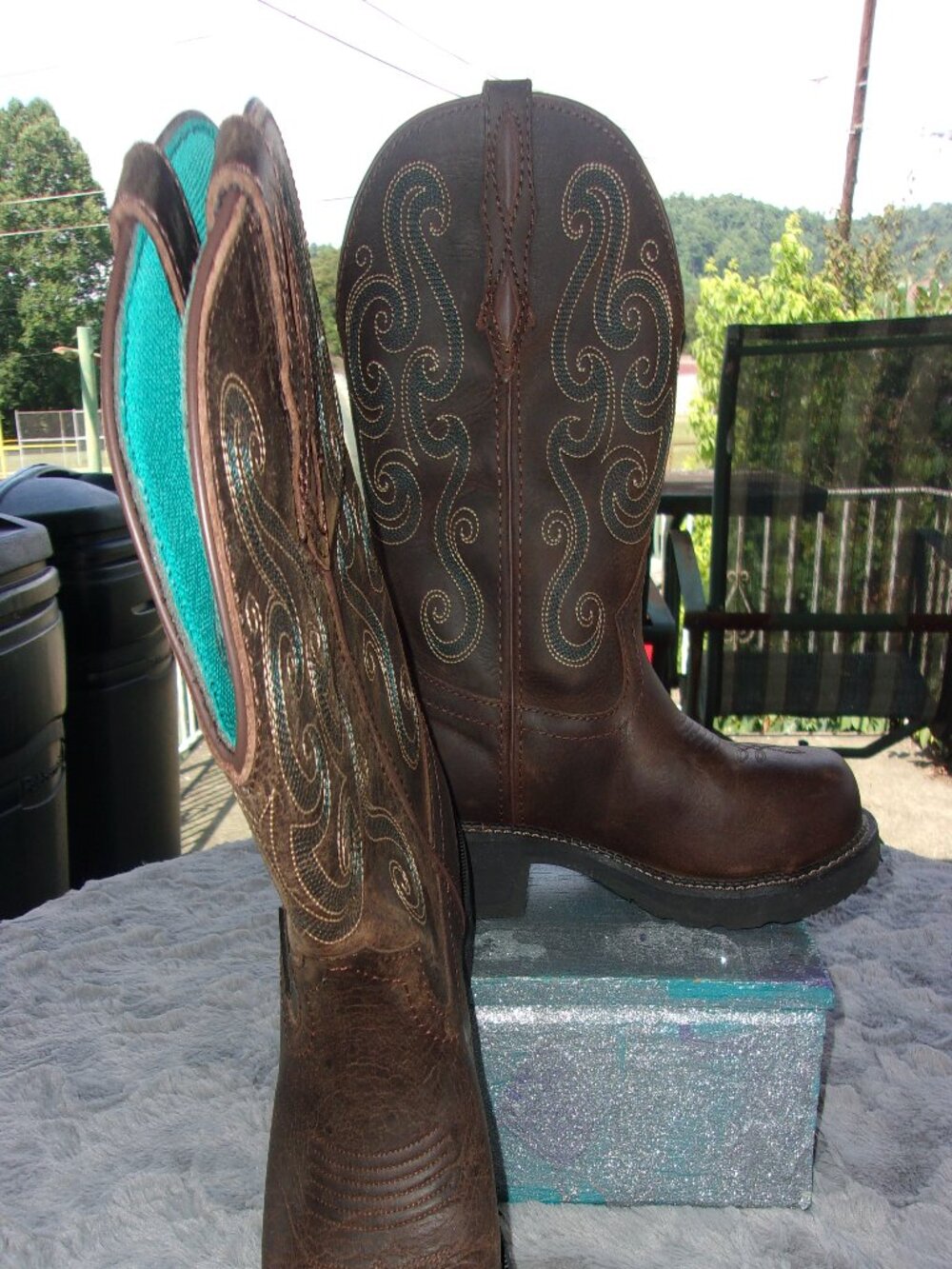 S-209 WOMENS JUSTIN "TASHA" STEEL TOE WORKBOOT